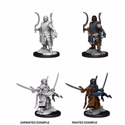 WizKids D&D Nolzur's Marvelous Miniatures: Human Ranger, Collectible figure, Video game