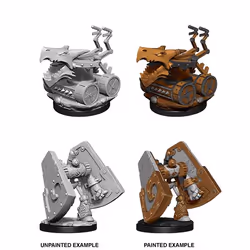 WizKids D&D Nolzur's Marvelous Miniatures: Stone Defender & Oaken Bolter, Collectible figure, Video game