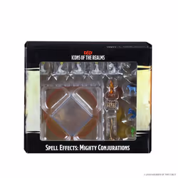 WizKids Spell Effects: Mighty Conjurations, Collectible figure, Spell Effects, 1 x Create Bonfire 1 x Flaming Sphere 1 x Rope ...