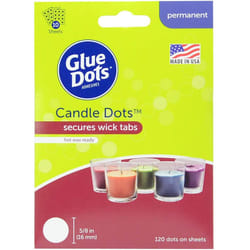 Glue Dots Candle Dots 120 Count, Synthetic Material, 15.9 x 10.8 x 6.4 cm