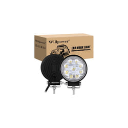 2pc 4 inch 27W LED Work Light Flood Beam LED Light Bar 12V 24V Led Pods Waterproof Offroad Driving Lights Fog Lamps for Truck Tractor Car 4x4 ATV UTV