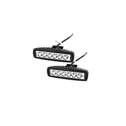 2pc 6 inch 18W LED Work Lights Offroad Spot Beam LED Light Bar 12V 24V Led Pods Waterproof IP67 Fog Driving Lamps for Car 4x4 Tractor Truck ATV UTV