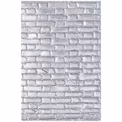 Tim Holtz Sizzix 3D Texture Fades Embossing Folders - Engraved and Brickwork - 2 Item Bundle