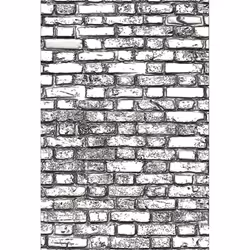 Tim Holtz Alterations Sizzix 3D Texture Fades Embossing Folders - Mini Lumber  Mini Cobblestone and Mini Brickwork - 3 Item Bundle