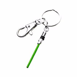 Star Wars Yoda Lightsaber Stainless Steel Keychain