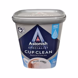 Astonish Cup Clean Stain Remover 1 x 350g for Flasks Mugs and Cups