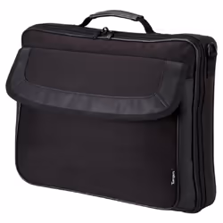 Laptop Bag, Fits Laptop up to 16", Case for Travel and Business, Padded Shoulder Strap, Front Storage Pocket â Black