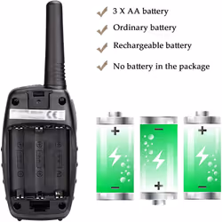 RT628 Walkie Talkies for Kids, Easy Use Long Range Walky Talky for 3-12 Years Old Kids, Toy Gift for Hiking Camping Garden Outdoor Activities (1 Pair,