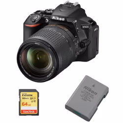NIKON D5600+AF-S 18-140mmF3.5-5.6+SanDisk Extreme 64G SD+EN-EL14A