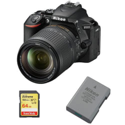 NIKON D5600+AF-S 18-140mmF3.5-5.6+SanDisk Extreme 64G SD+EN-EL14A