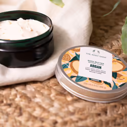 The Body Shop Argan Body Butter - Nourishing & Moisturizing Skincare for Very Dry Skin - Vegan - 6.4 oz