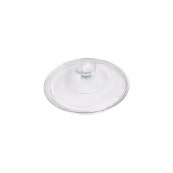 corningware French White 25 Quart Fluted Round glass Lid