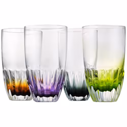 Artland Solar Highball Assorted Set of 4