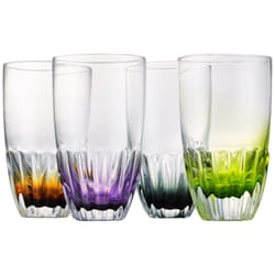Artland Solar Highball  Assorted  Set of 4