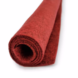 Burning Ember Deep Earthy Red - Premium Acrylic Felt XL Craft Sheet