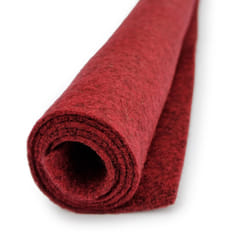 Burning Ember Deep Earthy Red - Premium Acrylic Felt XL Craft Sheet