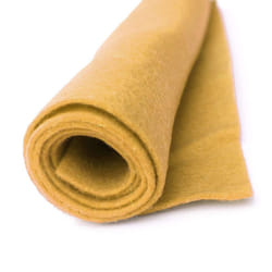 Old Gold - Wool Felt Oversized Sheet - 20% Wool Blend - 1 12x18 inch Sheet