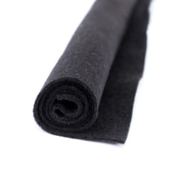 National Nonwovens Black  Premium Acrylic Felt XL Craft Sheet  1 12x18 inch Sheet