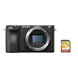 SONY A6500 Body Black + SanDisk Extreme 64G SD card
