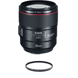 CANON EF 85MM F1.4L IS USM + HOYA 77mm PRO 1D Protector