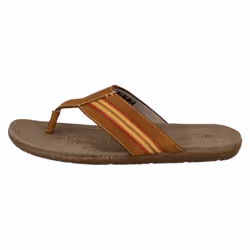 ) Mens Hush Puppies Summer Sandals Frame Toe Post - W Fit - UK 7, Tan (Brown