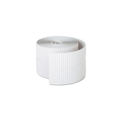 Bordette Decorative Border  2 1/4'' x 50' Roll  White  Sold as 1 Roll