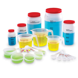 Learning Resources Classroom Liquid Measuring Set - 19 Pieces  Ages 5+ Science Exploration for Kids  Experiments for Kids  Classroom Science