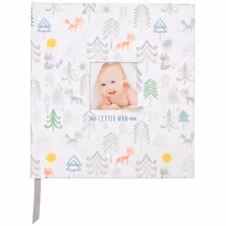 C.R. Gibson Little Man Perfect-Bound Memory Book for Newborn and Baby Boys  9.5"""" x 10""""  1 Count (Pack of 1)