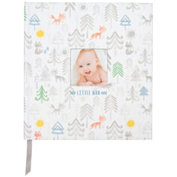 C.R. Gibson Little Man Perfect-Bound Memory Book for Newborn and Baby Boys  9.5"""" x 10""""  1 Count (Pack of 1)