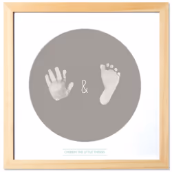 C.R. Gibson First Prints Wooden Frame for Newborns  11.5"""" W x 11.5"""" H