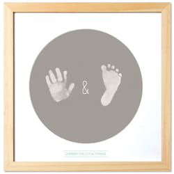 C.R. Gibson First Prints Wooden Frame for Newborns  11.5"""" W x 11.5"""" H