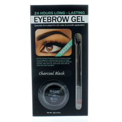24 HOURS LONG LASTING MATTE WATERFROF EYEBROW GEL CARCOAL BLACK #EYE10