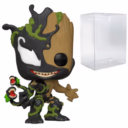 Funko POP Marvel: Venom - Venomized Toddler Groot Pop! Vinyl Figure (Bundled with Compatible Pop Box Protector Case) Multicol ...