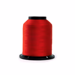 Finesse Thread Solid Colors | 100% Polyester 3ply 50wt | Thread Cones | 100% Polyester Thread for Quilting and Sewing (Ruby ...