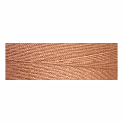 Finesse Thread Solid Colors | 100% Polyester  3ply  50wt | Thread Cones | 100% Polyester Thread for Quilting and Sewing (Buckskin Brown  1 100 Yards)