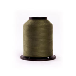 Finesse Thread Solid Colors | 100% Polyester  3ply  50wt | Thread Cones | 100% Polyester Thread for Quilting and Sewing (Seaweed Green  1 100 Yards)