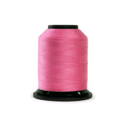 Finesse Thread Solid Colors | 100% Polyester  3ply  50wt | Thread Cones | 100% Polyester Thread for Quilting and Sewing (Princess Pink  1 100 Yards)