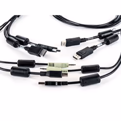 Vertiv Avocent CBL0106 KVM cable 1.8 m, 1.8 m, USB, USB, DisplayPort, USB, 2-DP, 1-USB, 1-3.5mm