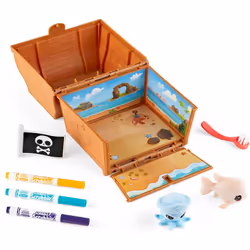 CRAYOLA Scribble Scrubbie Pets Glow Treasure Chest Glow-in-the-Dark