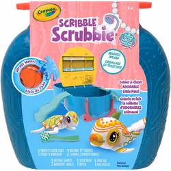 CRAYOLA Scribble Scrubbie Ocean Pets Seashell Splash Playset Fun Kit