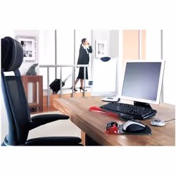Kensington Duo Gel Mouse Pad with Integrated Wrist Support - Red/Black - Additional view 7