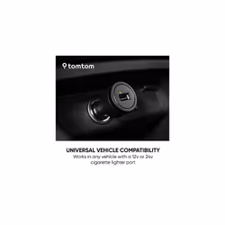 Car Charger and USB Cable for 7" TomTom Sat Navs (e.g TomTom GO Discover 7", GO Expert 7", GO Camper Max)