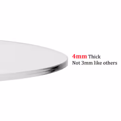Jusalpha 6 Tier Round Acrylic Cupcake Stand-cake stand-dessert stand  cupcake Tower 6RFs (6 Tier With Base) (6RF-S)