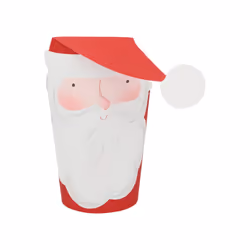 Meri Meri Jolly Santa Cups (Pack of 8)