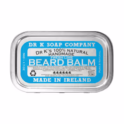 Dr K Soap Company Beard Balm Fresh Lime 50 g, Beard balm, 50 g, Soothing, Jar, Coconut (Cocos nucifera) oil, Shea (Butyrosper ...