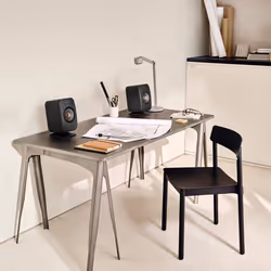 KEF Lsx P1 Desk Pad (Black  Pair)  Large