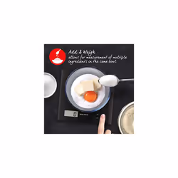 1066 BKDR15 Arc Kitchen Scale â Digital Food Weighing Scales For Precise Cooking/Baking, Slim Platform for Compact Storage, Add & Weigh/Tare
