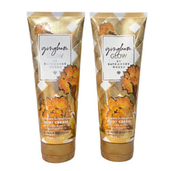 Bath & Body Works Gingham Glow Ultimate Hydration Body Cream 8 Ounces Pack of 2