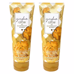 Bath & Body Works Gingham Glow Ultimate Hydration Body Cream 8 Ounces Pack of 2