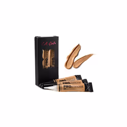 LA Girl HD Conceal High Definition Concealer (Medium Beige)(pack of 3)
